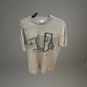 Vintage Men’s Larger Single Stitch Rhode Island Souvenir T Shirt